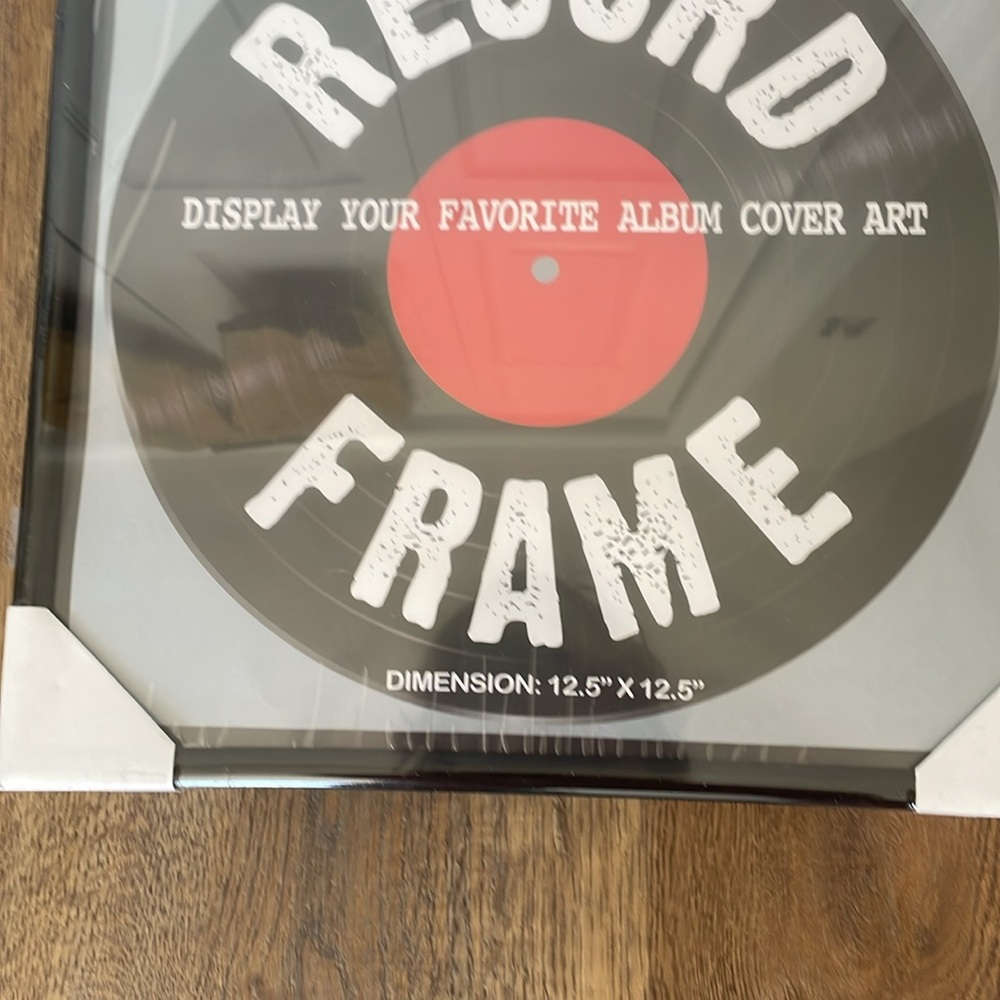 Sealed VINYL RECORD ALBUM FRAMES, 3 PACK, NEW, BLACK PLASTIC, STUDIO DECOR - Picture 4 of 4